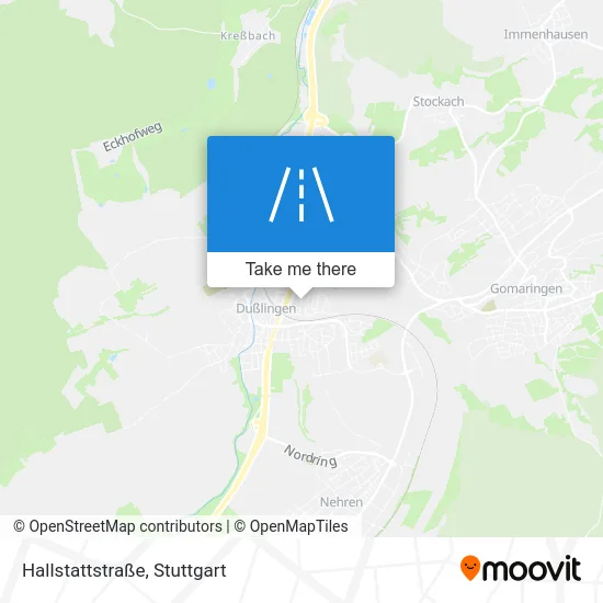 Карта Hallstattstraße