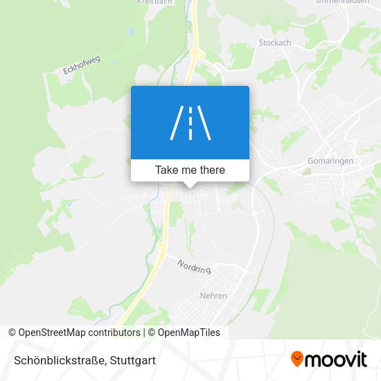 Schönblickstraße map