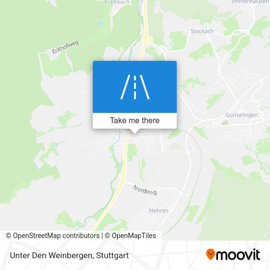 Unter Den Weinbergen map