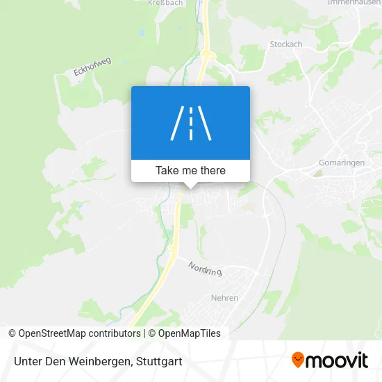 Карта Unter Den Weinbergen