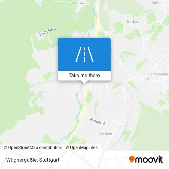 Карта Wägnergäßle