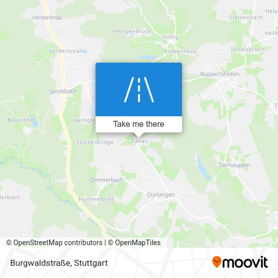 Burgwaldstraße map