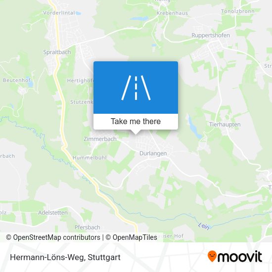 Hermann-Löns-Weg map