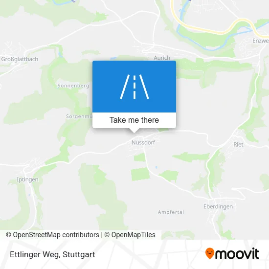 Карта Ettlinger Weg