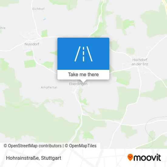 Карта Hohrainstraße