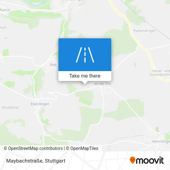 Карта Maybachstraße