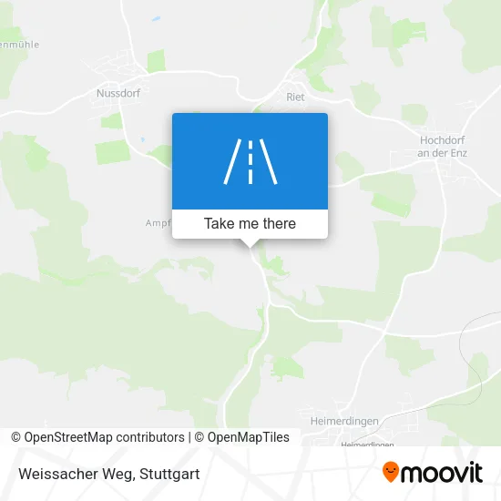 Карта Weissacher Weg
