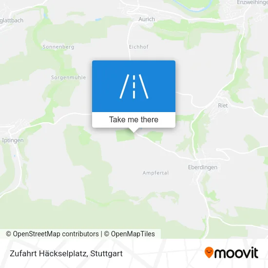 Карта Zufahrt Häckselplatz