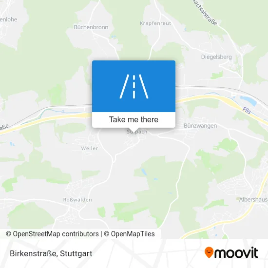 Карта Birkenstraße
