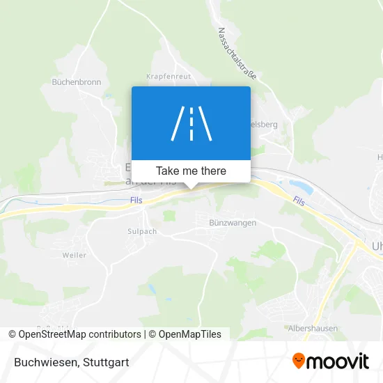 Buchwiesen map