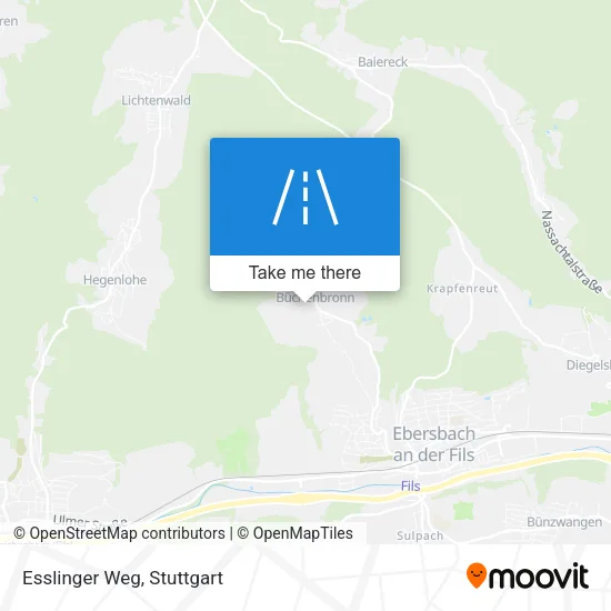 Карта Esslinger Weg