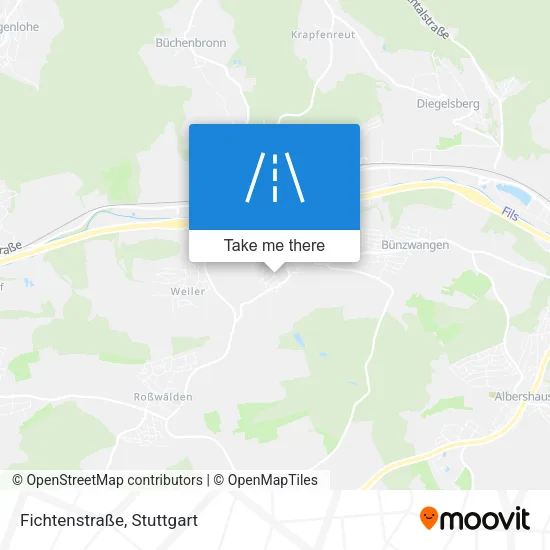 Карта Fichtenstraße