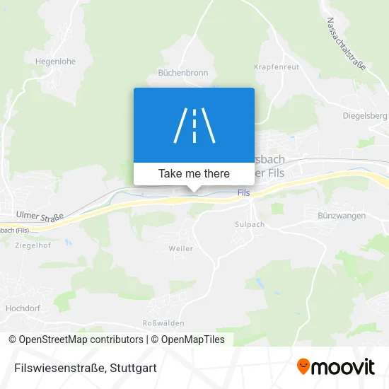 Карта Filswiesenstraße