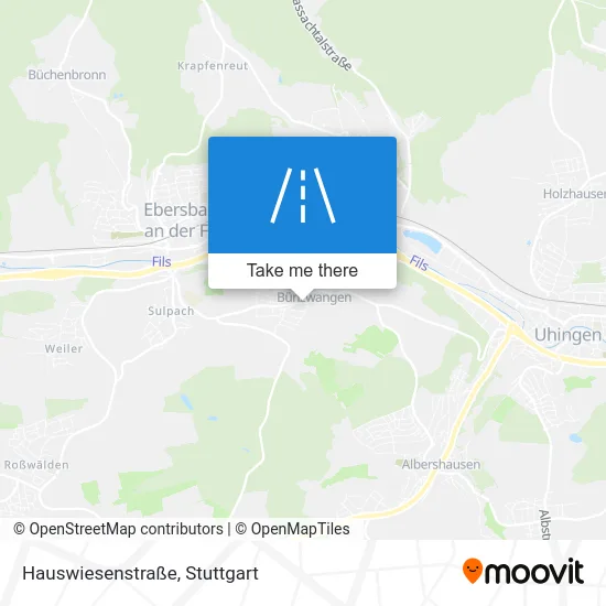 Карта Hauswiesenstraße