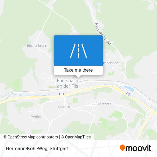 Hermann-Köhl-Weg map