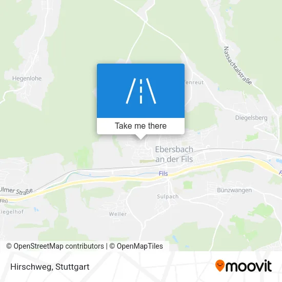 Карта Hirschweg