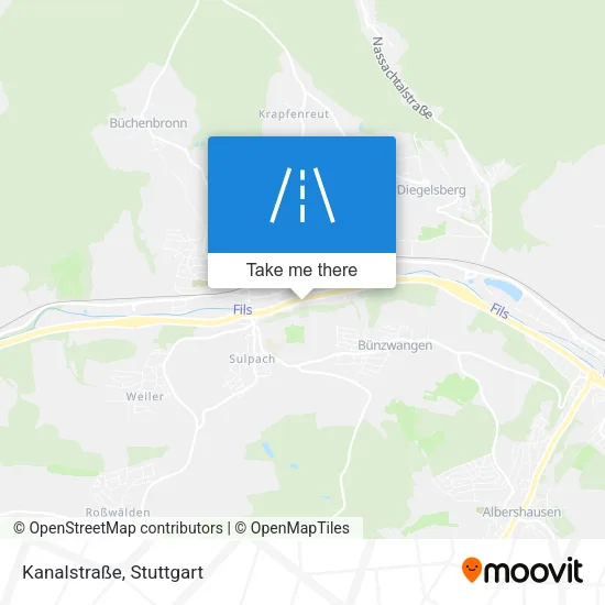 Kanalstraße map