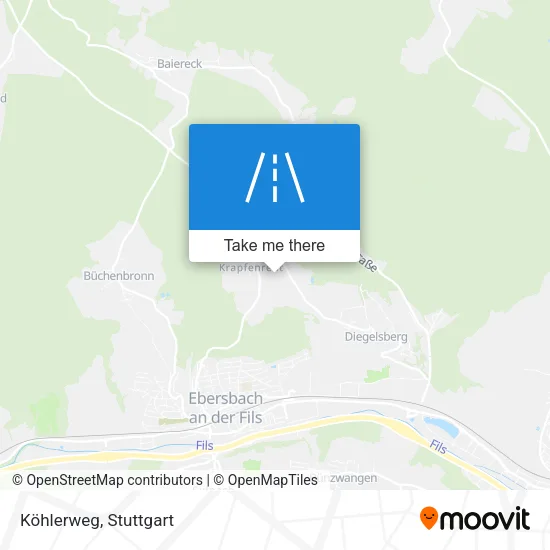 Карта Köhlerweg