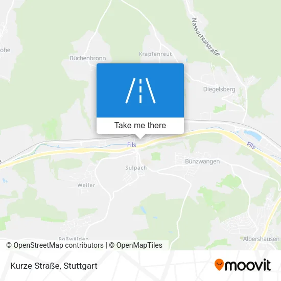 Карта Kurze Straße