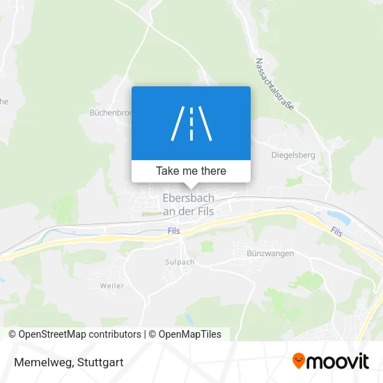 Карта Memelweg