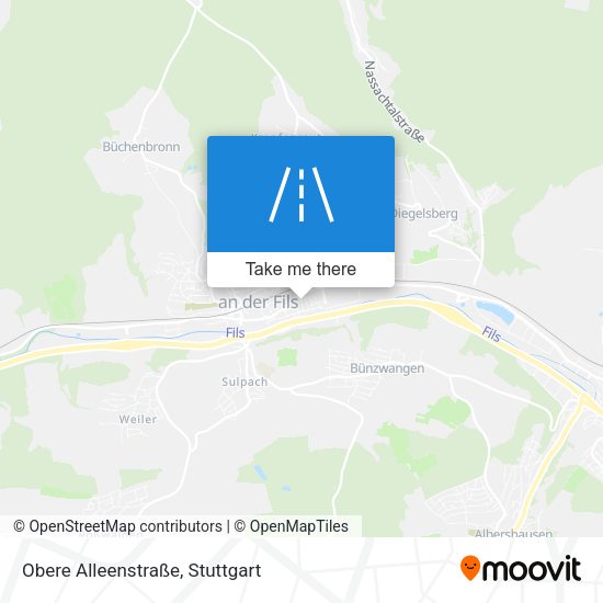 Obere Alleenstraße map