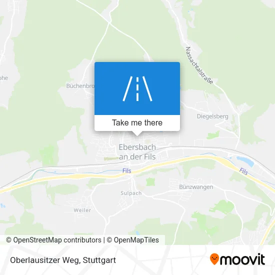 Карта Oberlausitzer Weg