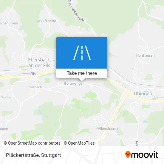 Карта Pläckertstraße