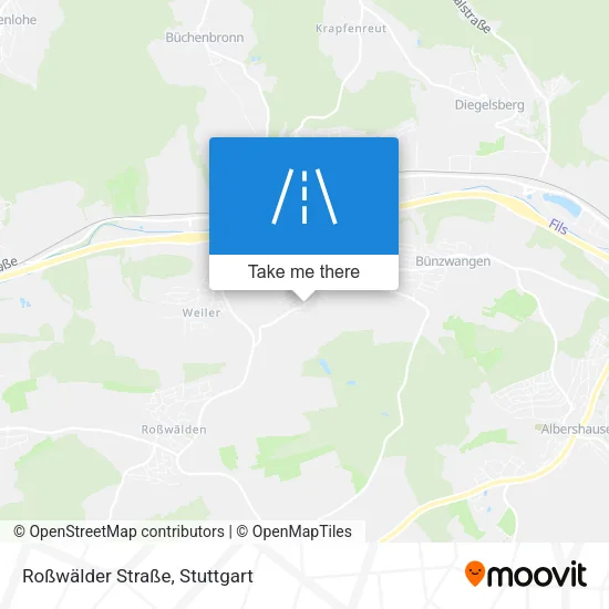Карта Roßwälder Straße