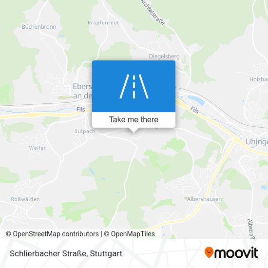 Schlierbacher Straße map