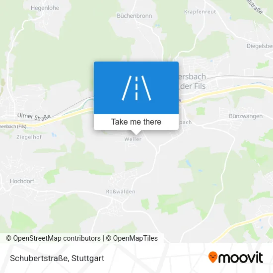 Карта Schubertstraße
