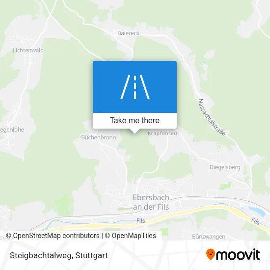 Карта Steigbachtalweg