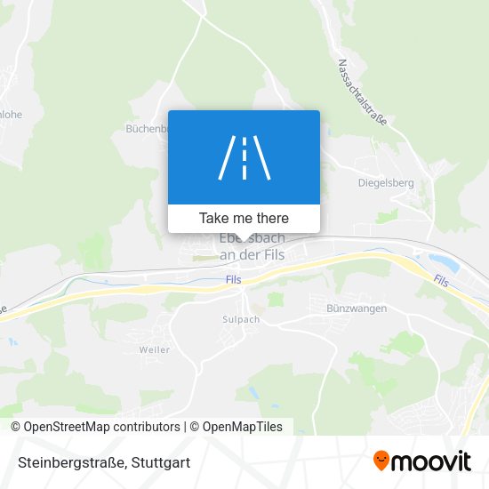 Steinbergstraße map