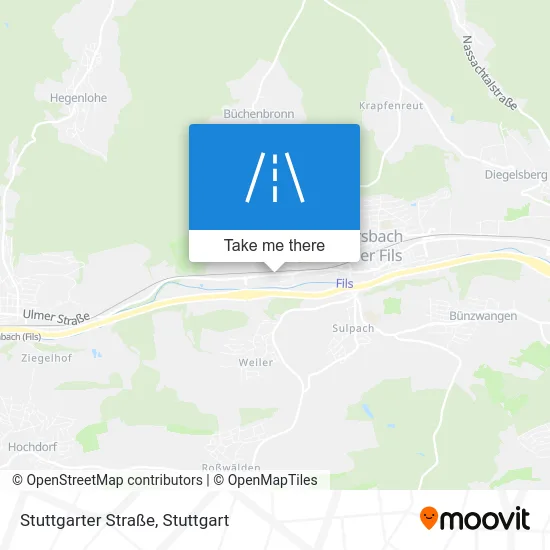 Карта Stuttgarter Straße