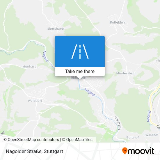 Карта Nagolder Straße