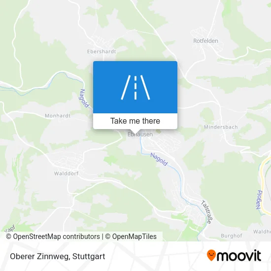 Карта Oberer Zinnweg