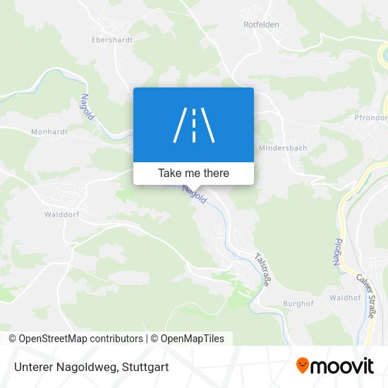 Карта Unterer Nagoldweg