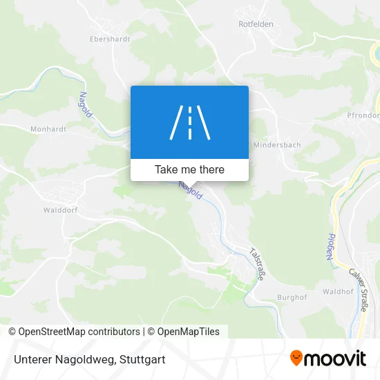 Карта Unterer Nagoldweg