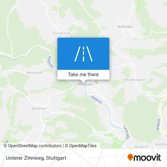 Карта Unterer Zinnweg