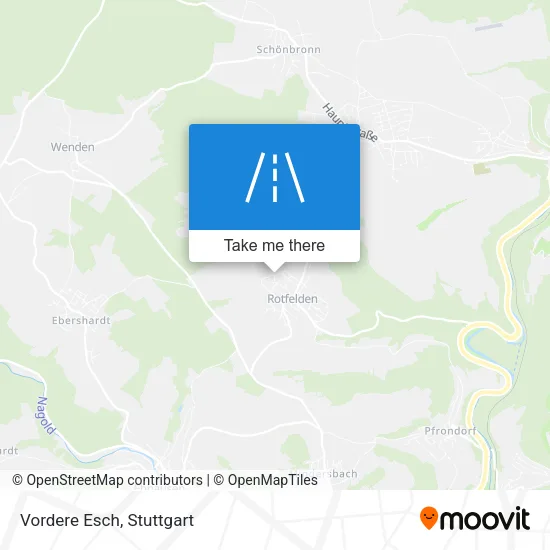 Карта Vordere Esch