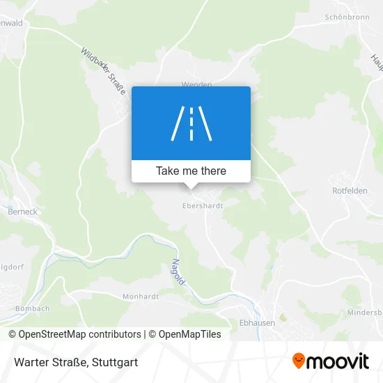 Карта Warter Straße