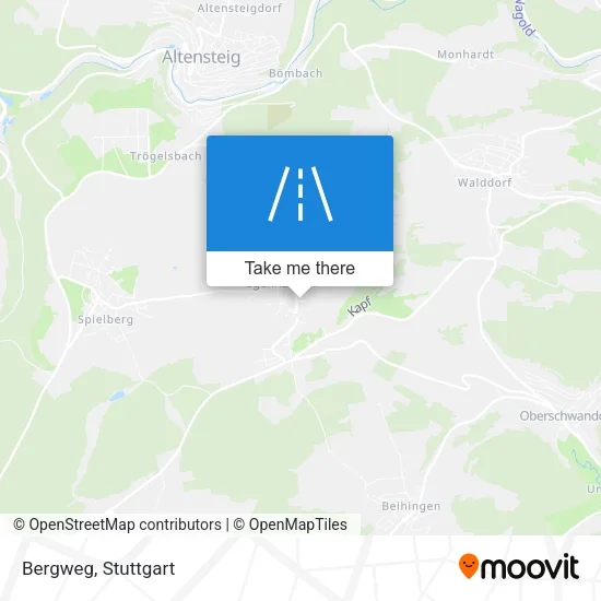 Карта Bergweg
