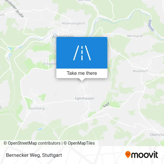 Карта Bernecker Weg