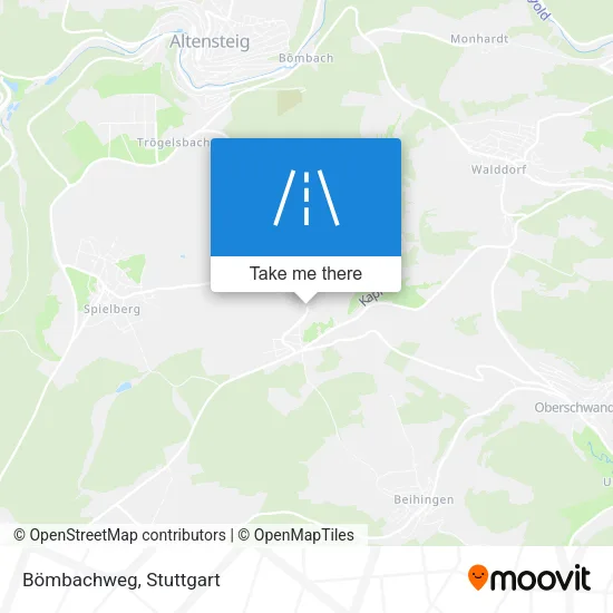 Карта Bömbachweg