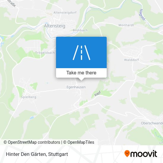 Hinter Den Gärten map