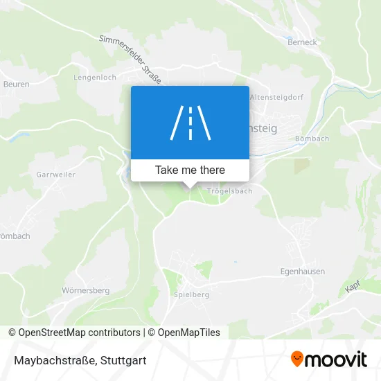 Карта Maybachstraße