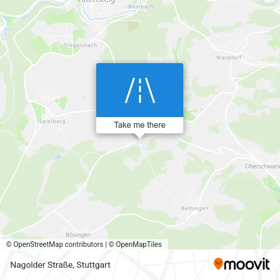 Карта Nagolder Straße