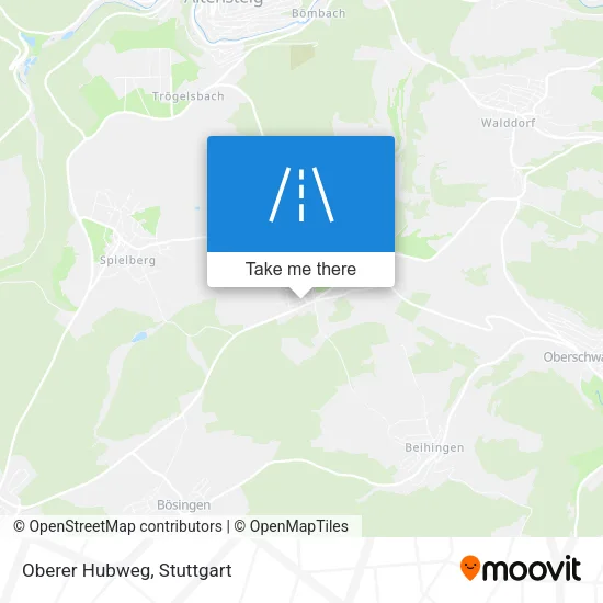 Карта Oberer Hubweg