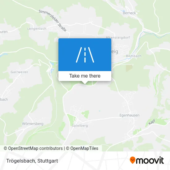 Карта Trögelsbach
