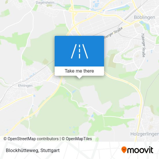 Карта Blockhütteweg