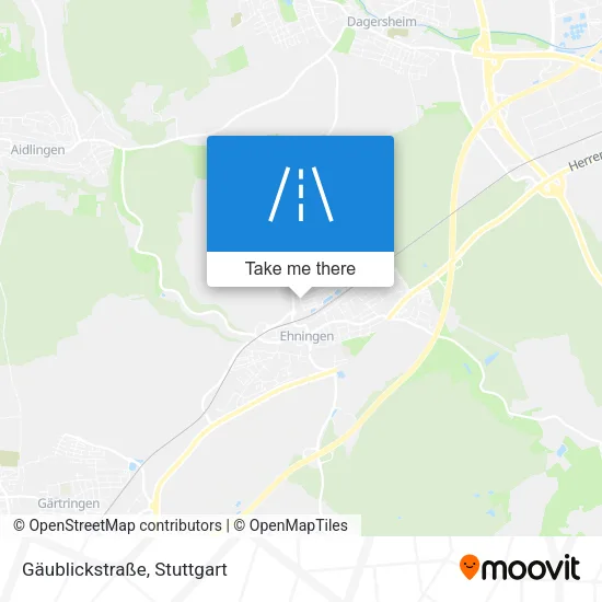 Gäublickstraße map